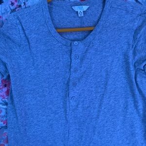 Gray button up shirt! Size medium!